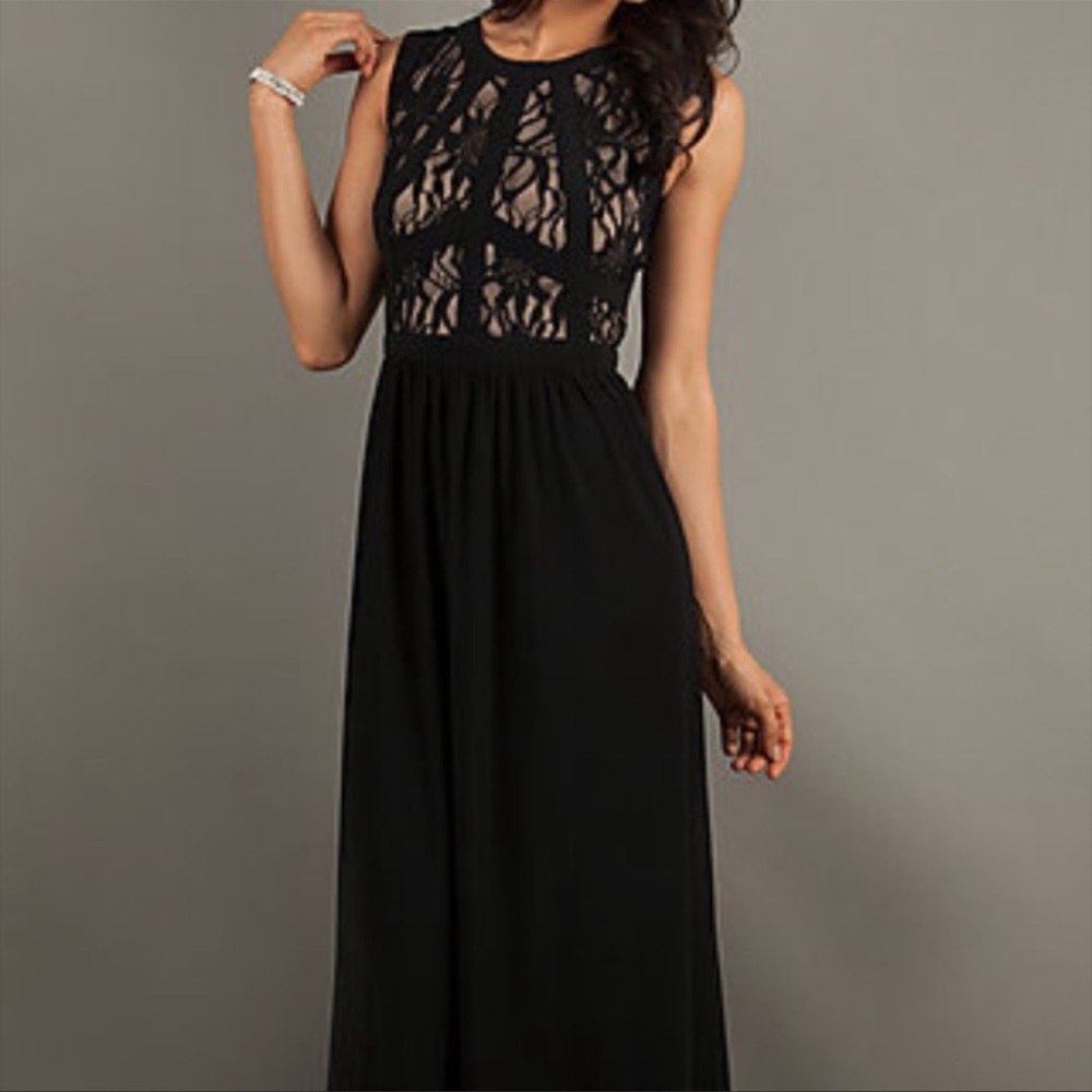 Morgan and Co black gown